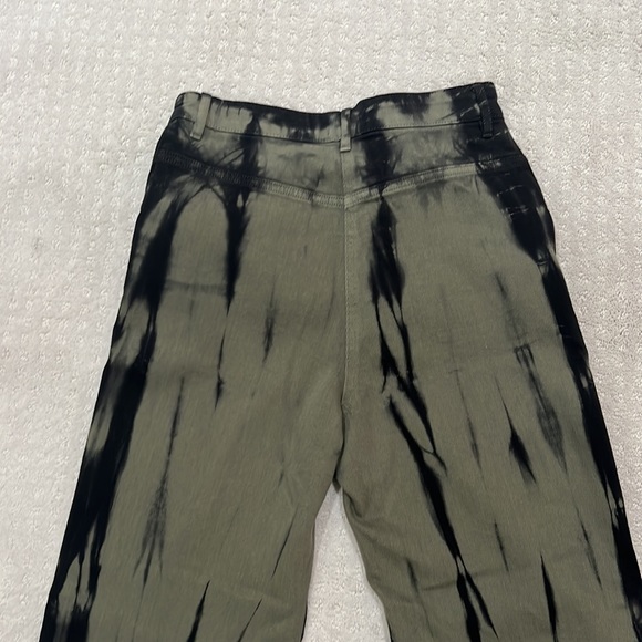 Green and Black Tie Dye Pant - Picture 6 of 9